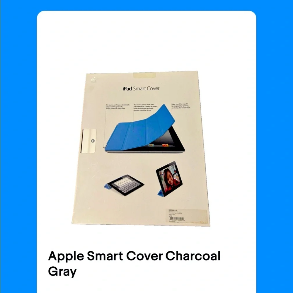Apple Smart Cover Charcoal Gray